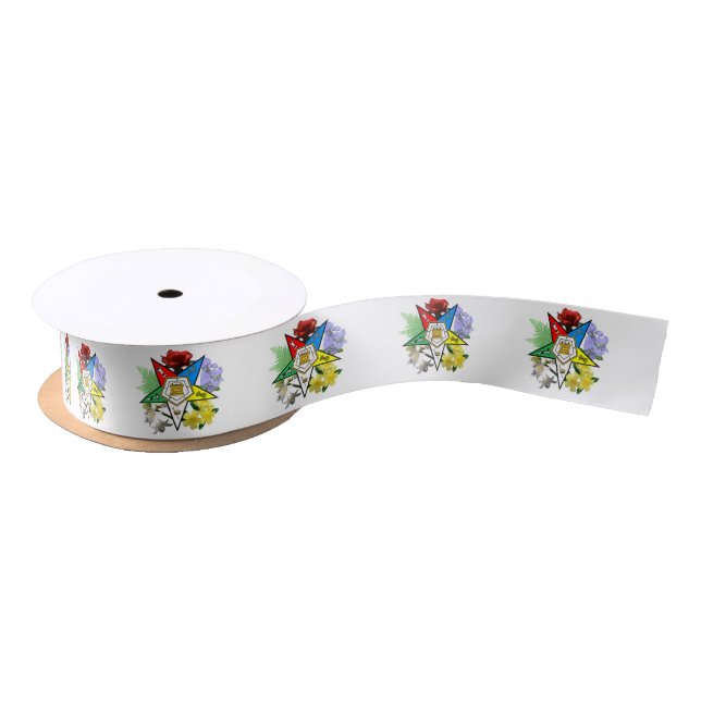 Oststern-Blumenband Satinband (Spule)
