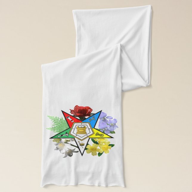 Oststern-Blumenschal Schal (Links)