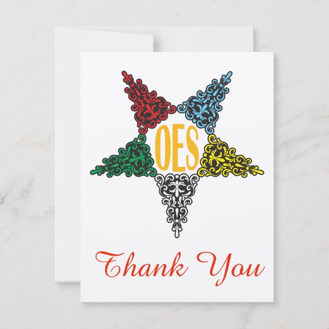 Oststern danken Ihnen zu merken Einladung (Vorderseite)