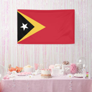 Osttimor-Flagge Banner