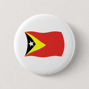 Osttimor-Flagge-Button Button