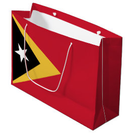 Osttimor-Flagge Große Geschenktüte