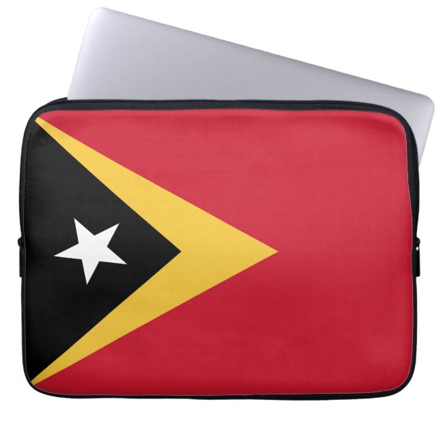 Osttimor-Flagge Laptopschutzhülle (Vorderseite)
