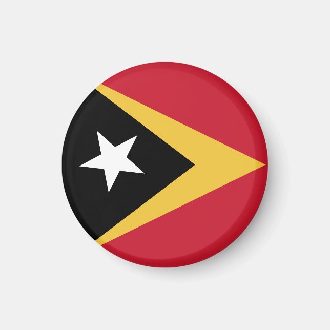 Osttimor-Flagge Magnet (Vorne)