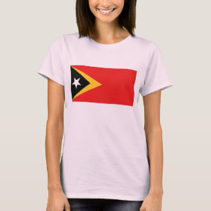 Osttimor-Flagge x Karte T-Shirt