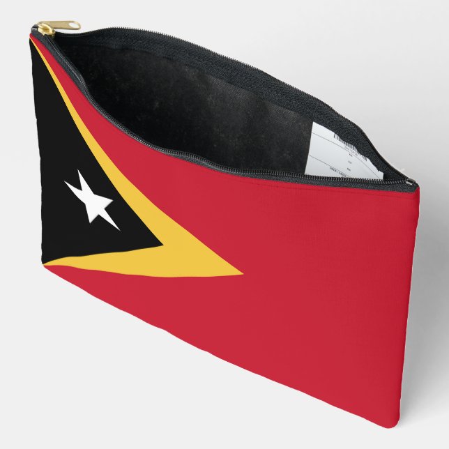 Osttimor-Flagge Zubehörtasche (Offen)