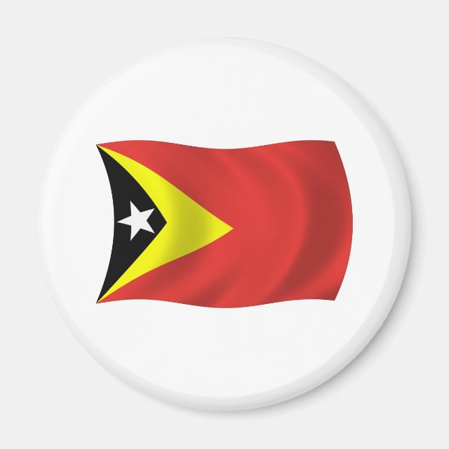 Osttimor Flaggenmagnet Magnet (Vorne)