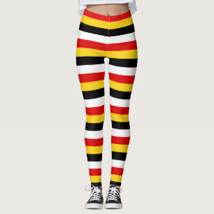 Osttimor Papua-Neuguinea-Flagge Streifen Land p Leggings
