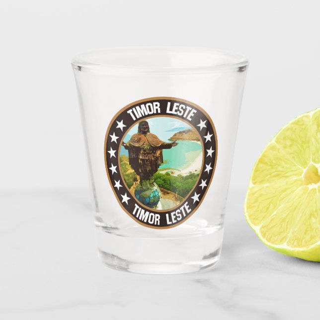 Osttimor Schnapsglas (Vorderseite)