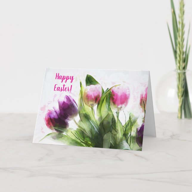 OSTTULIPS DANKESKARTE (Vorderseite)