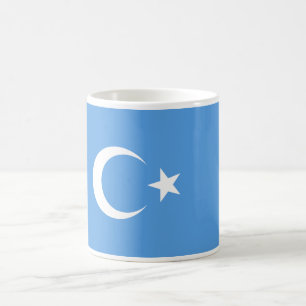 OstTurkestan Uyghur Flagge Kaffeetasse