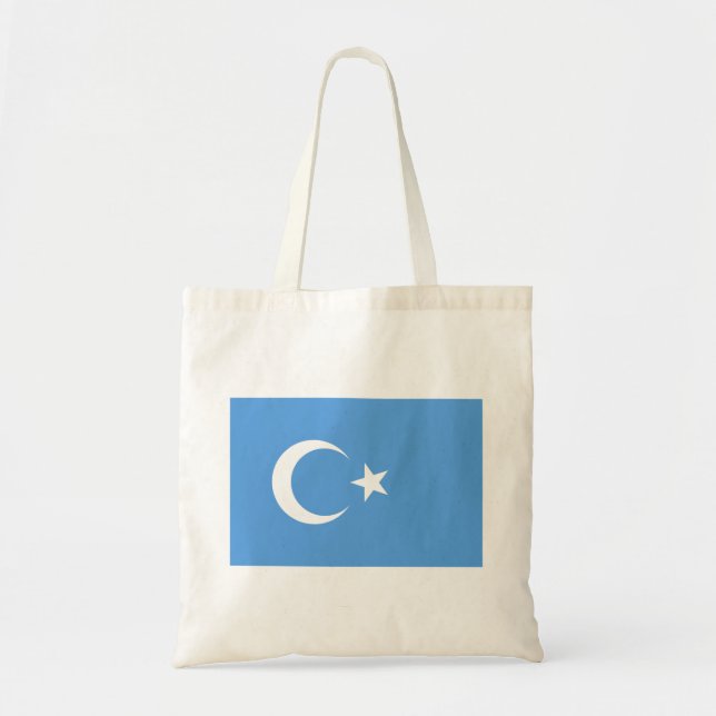 OstTurkestan Uyghur Flagge Tragetasche (Vorne)