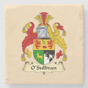 O'Sullivan Familien Wappen Steinuntersetzer 