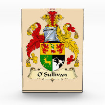 O'Sullivan Familienwappen Foto Block