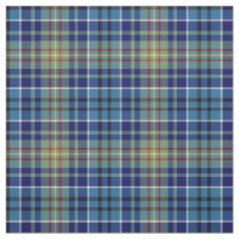 O'Sullivan Tartan Bright Blue Irish Kariert Stoff