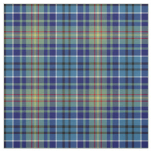 O'Sullivan Tartan Bright Blue Irish Kariert Stoff