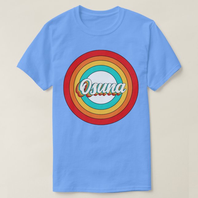 Osuna Name Shirt Vintag Osuna Circle (Design vorne)