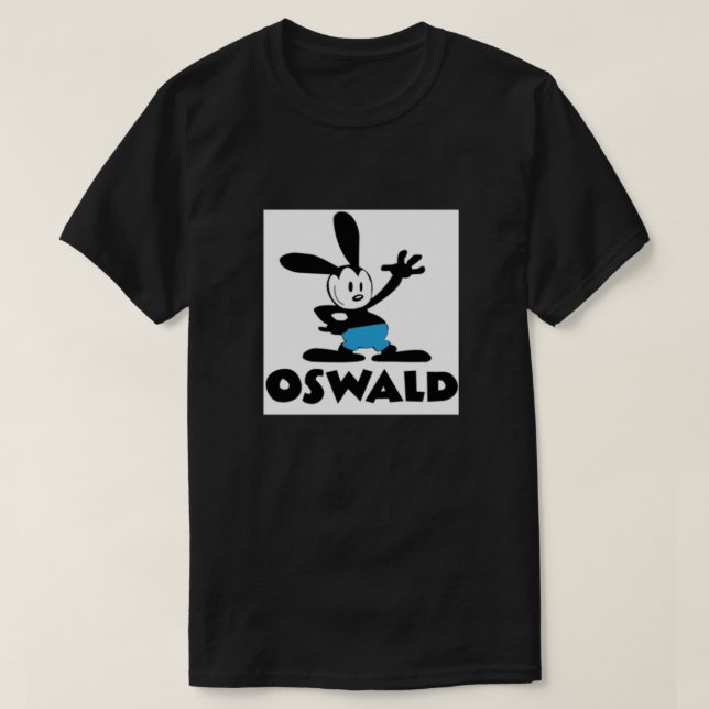 Oswald die Lucky Rabbit Tri-Mischung T-Shirt (Design vorne)