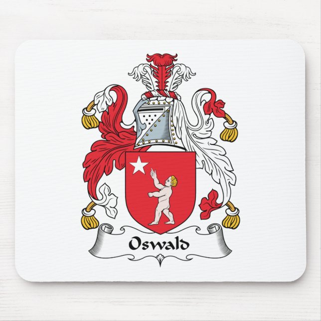 Oswald Familienwappen Mousepad (Vorne)