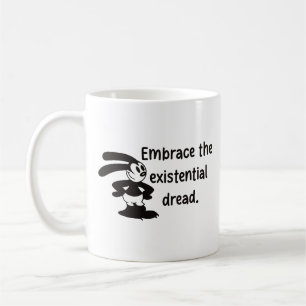 Oswald hat gefürchtet: Existenzkrise Kaffeetasse