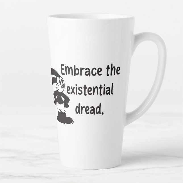 Oswald hat gefürchtet: Existenzkrise Milchtasse (Rechts)