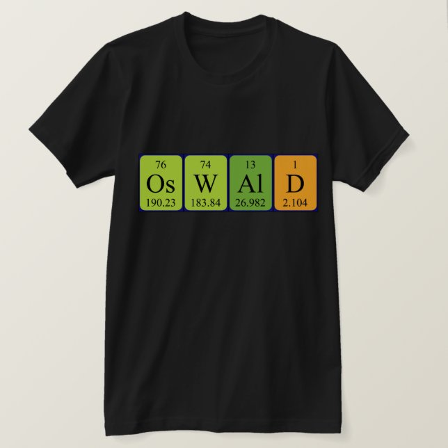 Oswald Periodenname Shirt (Design vorne)
