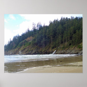 Oswald West State Park Oregon Coast Poster