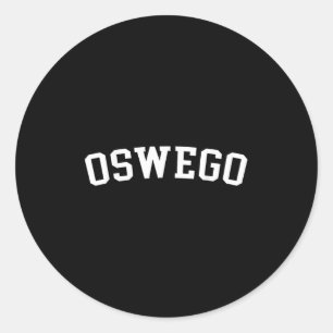 Oswego Runder Aufkleber