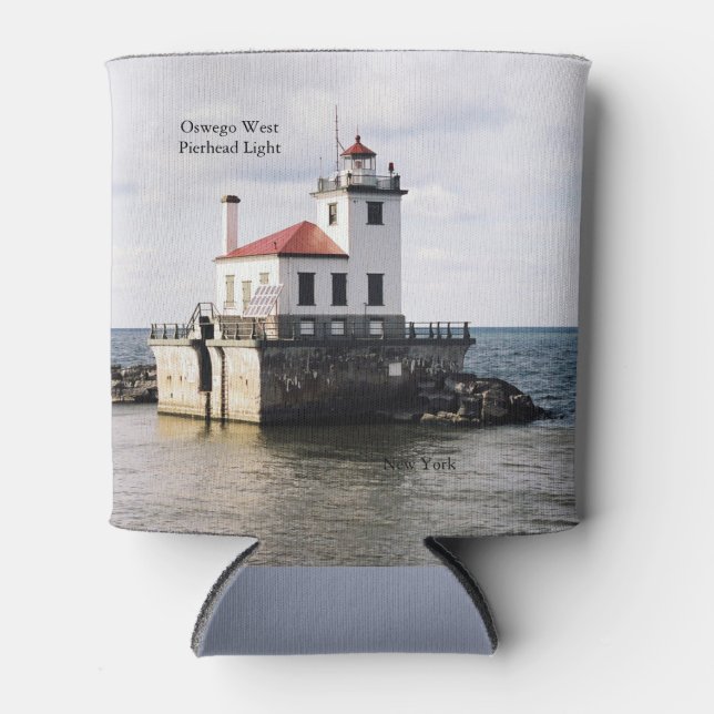 Oswego West Pierhead Light kann kühler Dosenkühler (Vorderseite)