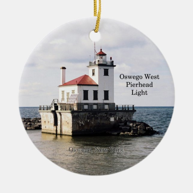 Oswego West Pierhead Light Ornament (Vorne)