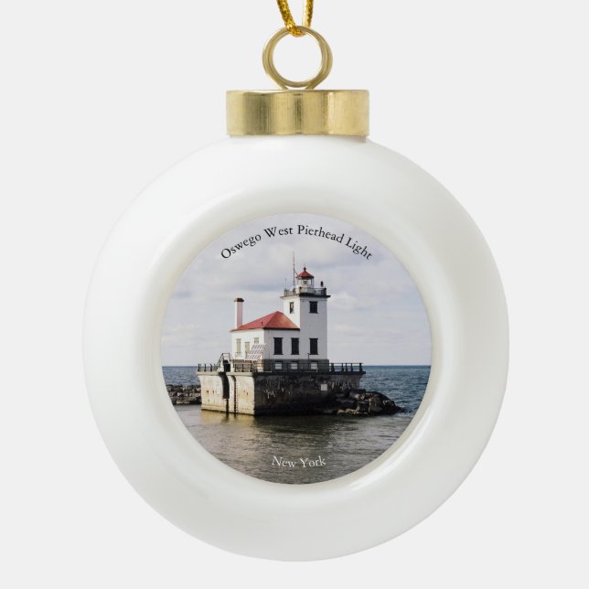 Oswego West Pierhead Light Ornament (Vorderseite)
