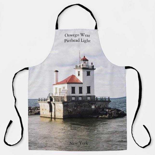Oswego West Pierhead Light Schürze (Vorderseite)