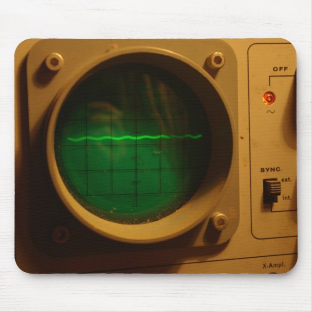 Oszilloskop Mousepad (Vorne)