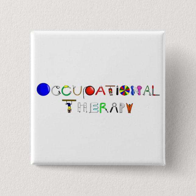 OT bei der Arbeit Button (Vorderseite)