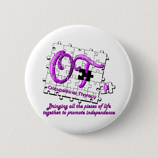 ot Puzzlespiel lila Button (Vorderseite)