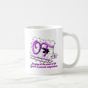 ot Puzzlespiel lila Kaffeetasse
