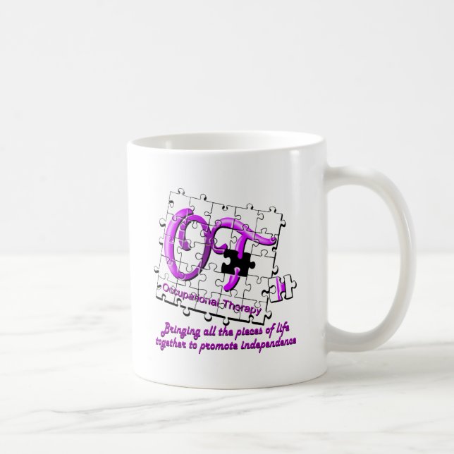 ot Puzzlespiel lila Kaffeetasse (Rechts)