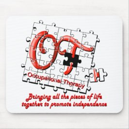 ot Puzzlespielrot Mousepad