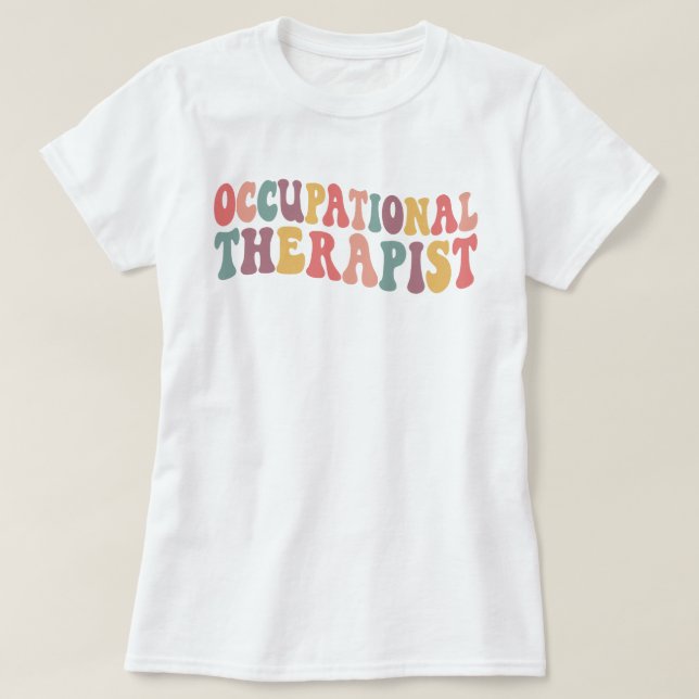 OT Therapeutin Gaben des Berufstherapeuten T-Shirt (Design vorne)