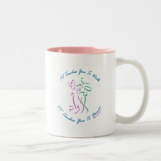OT unterrichtet Sie zu tanzen Zweifarbige Tasse