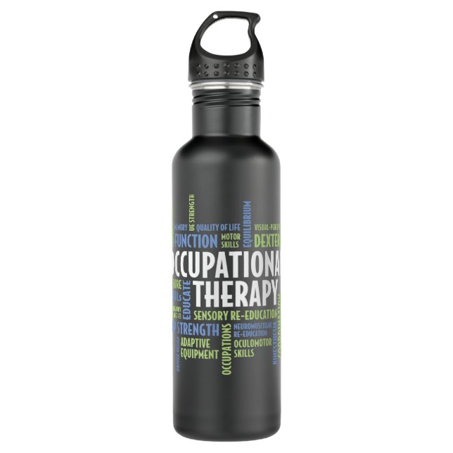 OTA and Occupational Therapist OT Month Occupation Edelstahlflasche (Vorderseite)