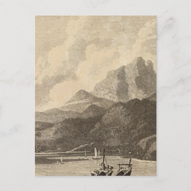 Otaheite, Polynesien Postkarte (Vorderseite)