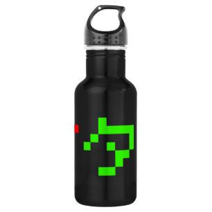 OTAKU 8 Bit Pixel Japanisch Katakana Edelstahlflasche