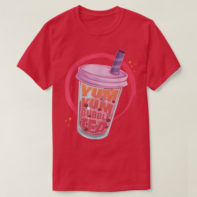 Otaku Boba Bubble Tea Lover Yum Yum Bubble Tee (Design vorne)