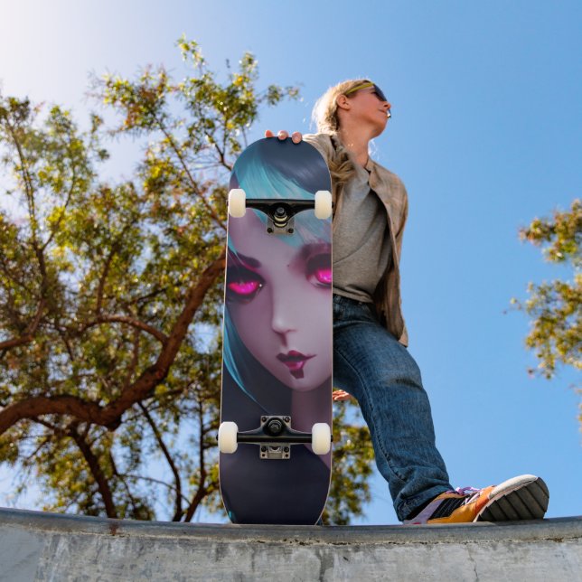 Otaku Girl Skateboard (Außenbereich 1)