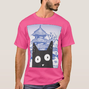 Otaku Graphic Artwork Kawaii Katze Japanischer Gar T-Shirt