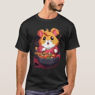 Otaku Hamster isst japanisch Food Ramen Noodles 2 T-Shirt
