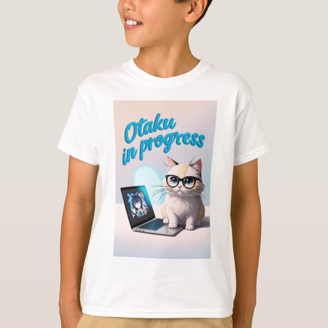 Otaku in Progress. T-Shirt (Vorderseite)
