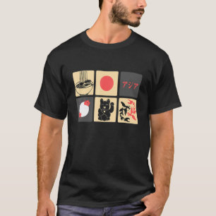 Otaku-Kultur Japanische Symbole T-Shirt