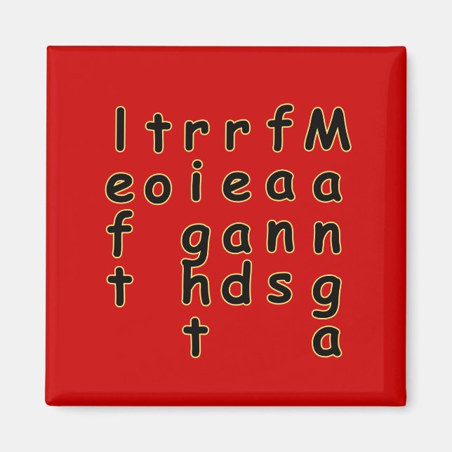 Otaku Manga Fan Joke Magnete Magnet (Vorne)